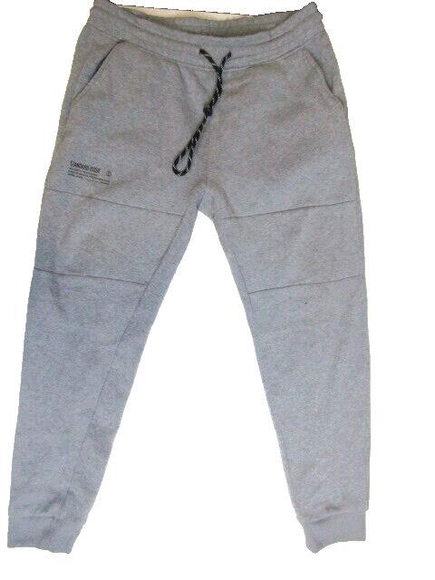 Southpole Pants Adult Large Gray Drawstring Pull On Tapered Leg Jogger Mens