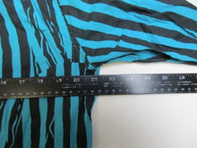 Load image into Gallery viewer, Stussy Shirt Adult Medium Button Up Pocket WILD Striped Turquoise Casual Mens
