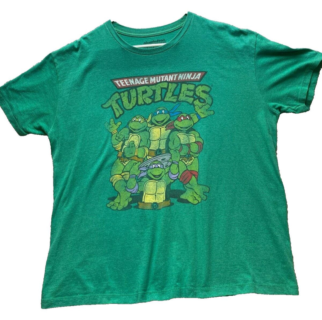 Teenage Mutant Ninja Turtle Shirt Adult Extra Large Nickelodeon TMNT Cartoon Men