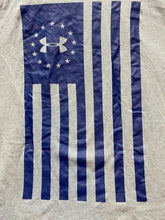 Load image into Gallery viewer, Under Armour Shirt Adult Medium Gray USA Freedom Flag Streetwear Pullover Mens
