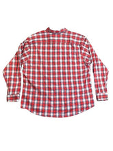 Load image into Gallery viewer, Wrangler Shirt Adult 3XL XXXL Red White Plaid Button Up Flannel Spandex Mens
