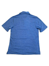 Load image into Gallery viewer, Greg Norman Shirt Adult Medium Blue Play Dry Shark Performance Golf Polo Mens

