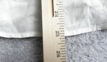 Load image into Gallery viewer, AJ Armani Jeans Shirt Womens 12 White Button Up Casual 100% Linen Italy Ladies
