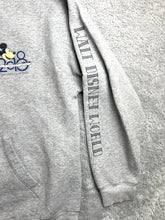 Load image into Gallery viewer, Disney Parks Sweatshirt Adult 2XL Gray 2018 Magic Mickey Goofy Donald Hoodie Men
