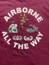 Load image into Gallery viewer, Airborne Shirt Adult Medium Burgundy Americas Guard Of Honor Orlando Army Mens

