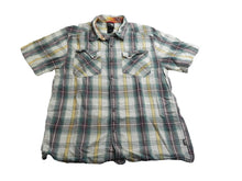 Load image into Gallery viewer, The North Face Shirt Adult Medium Green Brown Plaid Button Up Outdoor Camp Mens
