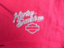 Load image into Gallery viewer, VTG Harley Davidson Shirt Womens Extra Large Motorcycle Cut Out Prince George
