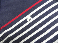 Load image into Gallery viewer, Banana Republic Shirt Adult 2XL Navy White Striped Preppy Casual Golf Polo Mens
