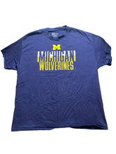 Load image into Gallery viewer, Michigan Wolverines Shirt Adult 2XL XXL Navy Blue Sportswear NCAA Sporty Mens
