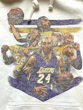 Load image into Gallery viewer, Kobe Bryant Sweatshirt Adult Small White Lakers Dynasty Basketball Hoodie Mens
