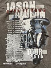 Load image into Gallery viewer, Jason Aldean Shirt Adult Medium Stone Gray Burn It Down Music Concert Tour Mens
