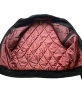 Load image into Gallery viewer, Aeropostale Jacket Adult Medium Black Lined Quilted Wool Viscose Full Zip Mens
