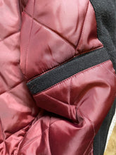 Load image into Gallery viewer, Aeropostale Jacket Adult Medium Black Lined Quilted Wool Viscose Full Zip Mens
