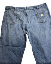 Load image into Gallery viewer, Carhartt Jeans Adult 50x32 Blue Holter Straight Leg Baggy Workwear Denim Mens
