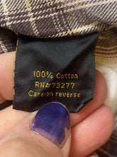 Load image into Gallery viewer, Helix Shirt Adult Extra Large Brown Beige Flannel Athletic Fit Button Up Mens
