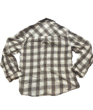Load image into Gallery viewer, Helix Shirt Adult Extra Large Brown Beige Flannel Athletic Fit Button Up Mens
