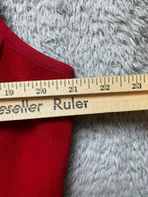 Load image into Gallery viewer, Glen Echo Vest Womens Large Red Full Zip Fleece Outerwear Golf Sweater Ladies
