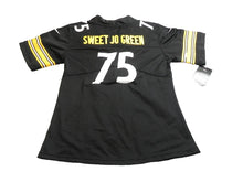 Load image into Gallery viewer, Pittsburgh Steelers Jersey Womens Large Joe Greene 75 Nike NFL Football Lady NWT
