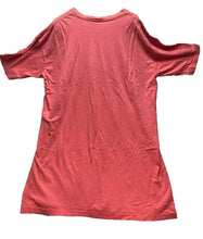 Load image into Gallery viewer, VTG Cat Shirt Womens OSFA Peach Moody Kitty Funny 90s Vanity Fair Sleepshirt
