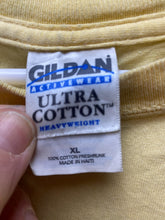 Load image into Gallery viewer, VTG Wakulla Suites Shirt Adult Extra Large Yellow Tiki Cocoa Beach FL 90s Mens
