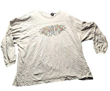Load image into Gallery viewer, No Boundaries Shirt Adult 3XL Dragon Flower Anchor Tattoo Artsy Gothic Y2K Mens
