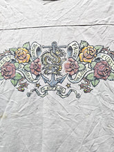 Load image into Gallery viewer, No Boundaries Shirt Adult 3XL Dragon Flower Anchor Tattoo Artsy Gothic Y2K Mens
