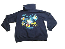 Load image into Gallery viewer, Disney Parks Sweatshirt Adult Large Navy 2019 Mickey Mouse &amp; Friends Hoodie Mens
