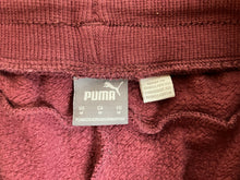 Load image into Gallery viewer, Puma Pants Adult Medium 29x26.5 Maroon Jogger Sweatpants Tapered Activewear Mens
