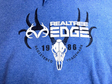 Load image into Gallery viewer, Realtree Edge Sweatshirt Adult 2XL XXL Blue Hoodie Fleece Buckhorn Logo Mens
