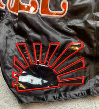 Load image into Gallery viewer, Club Space Shorts Adult 25x7 Black Miami Muay Thai Trunks Boxing Mens NWT
