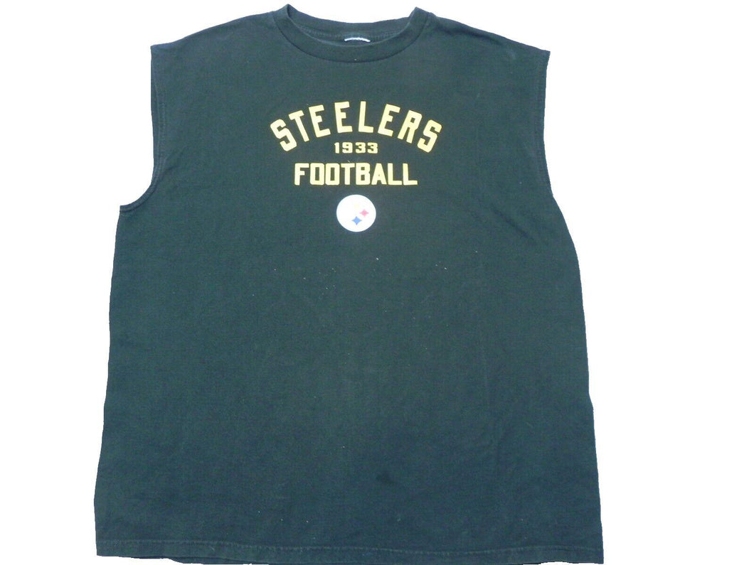 Pittsburgh Steelers Shirt Adult Extra Large Football NFL Sleeveless Tank Mens