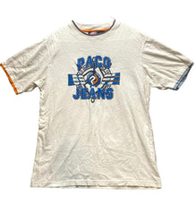 Load image into Gallery viewer, VTG Paco Jeans Shirt Adult Large White Streetwear Spellout Logo Skater Y2K Mens
