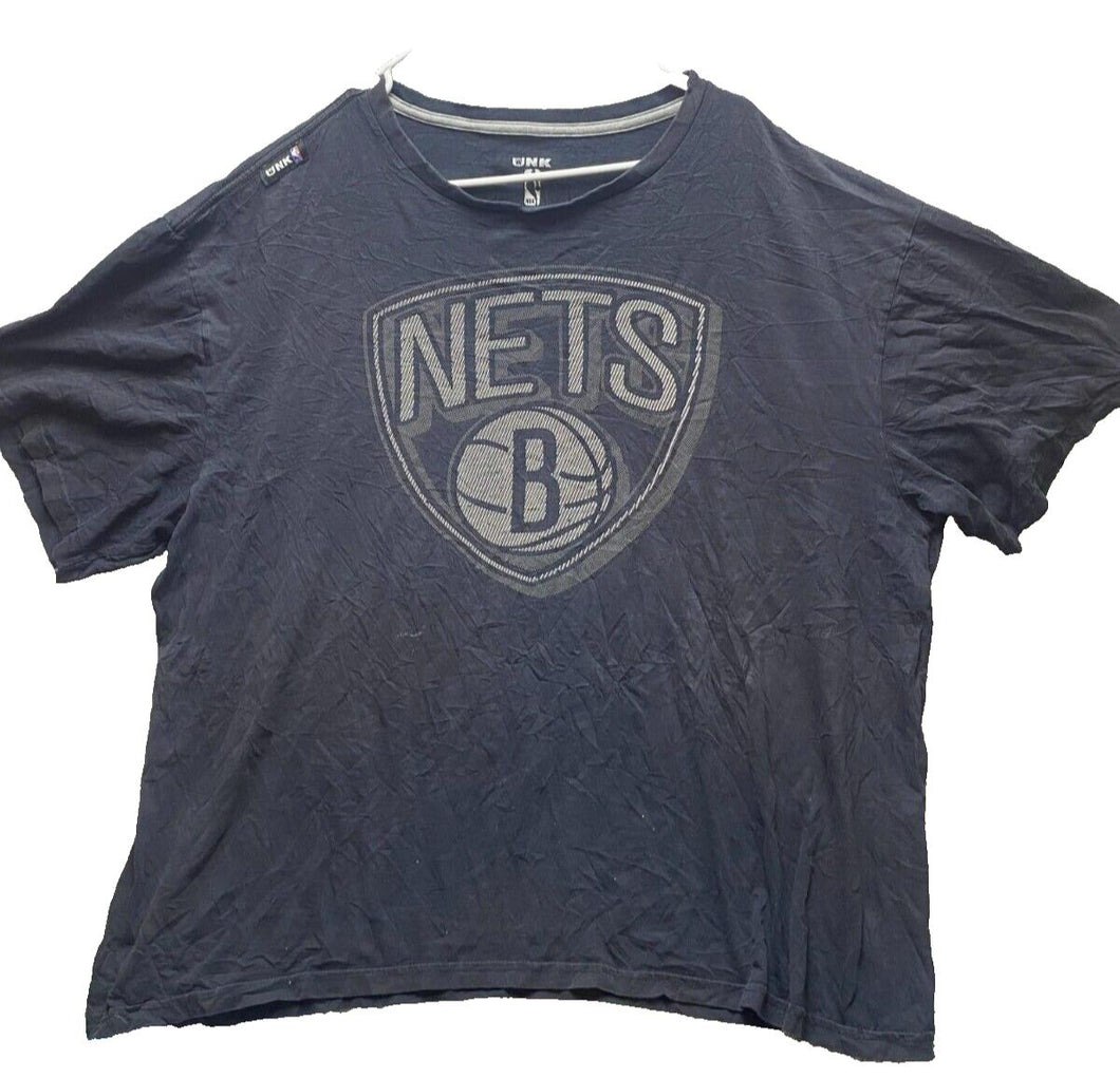 Brooklyn Nets Shirt Adult 2XL XXL Black UNK Basketball NBA Sportswear Mens