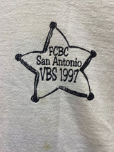 Load image into Gallery viewer, VTG FCBC San Antonio Shirt Adult Large Single Stitch Christian Jesus 90s Rodeo
