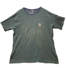 Load image into Gallery viewer, Ralph Lauren Shirt Adult Large Green Navy Striped RL Polo Jeans USA Flag Mens
