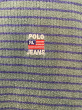 Load image into Gallery viewer, Ralph Lauren Shirt Adult Large Green Navy Striped RL Polo Jeans USA Flag Mens
