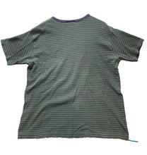 Load image into Gallery viewer, Ralph Lauren Shirt Adult Large Green Navy Striped RL Polo Jeans USA Flag Mens
