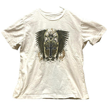 Load image into Gallery viewer, Estilo NP Shirt Adult Medium Cross Wings Cybergoth Grunge Affliction Style Mens
