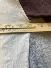 Load image into Gallery viewer, Burgundy Shirt Adult Large Beige Oversized Slit Rap Hip Hop Streetwear Mens
