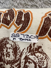 Load image into Gallery viewer, Burgundy Shirt Adult Large Beige Oversized Slit Rap Hip Hop Streetwear Mens
