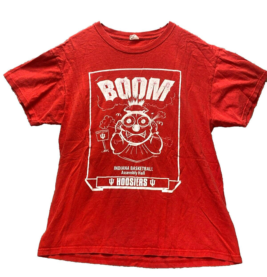 Indiana Hoosiers Shirt Adult Large Basketball Assembly Hall NCAA Sportswear Mens