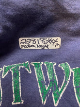 Load image into Gallery viewer, Montwood Rams Shirt Adult Medium Navy Crewneck Sportswear High School Mens
