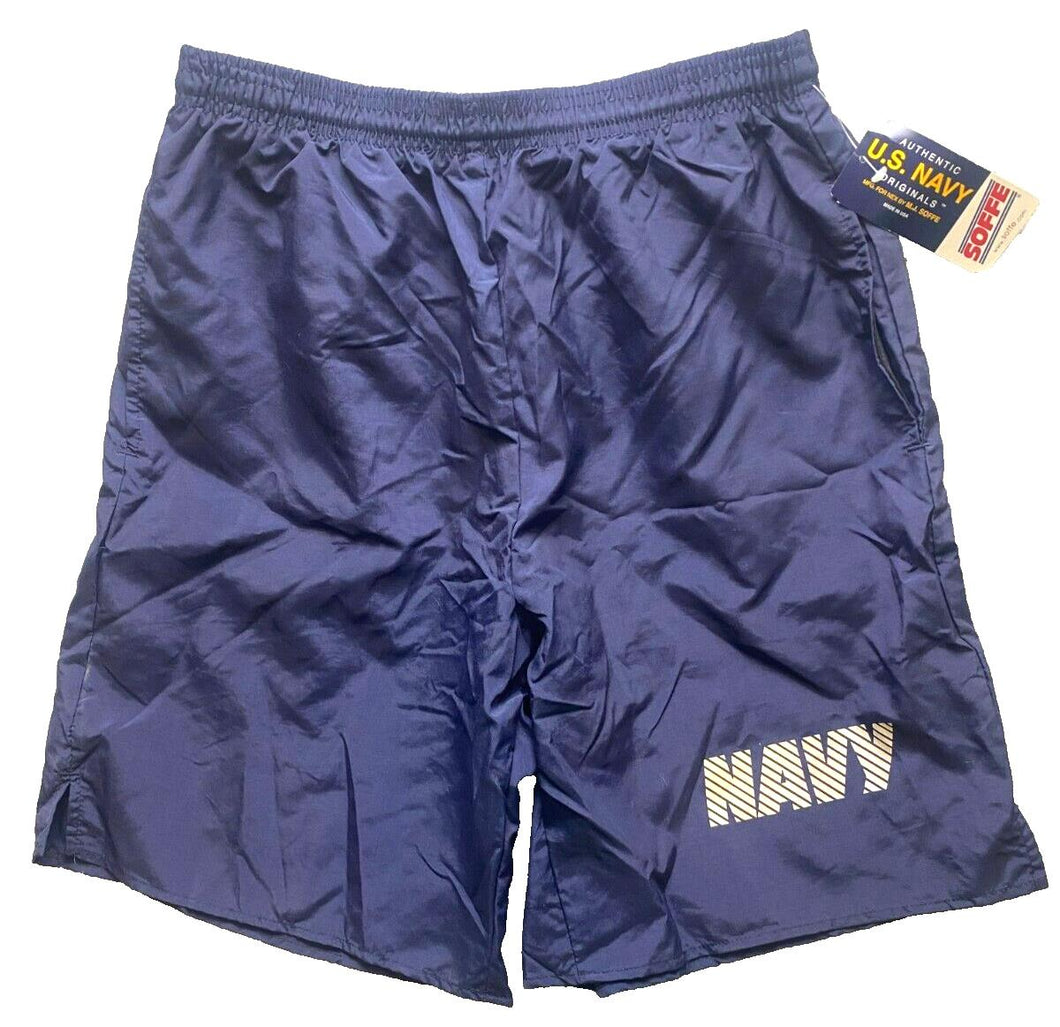 US Navy Shorts Adult Medium (30x8) Nylon Athletic Running Activewear Mens NWT