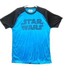 Load image into Gallery viewer, Star Wars Shirt Adult Extra Large Raglan Performance Spellout Streetwear Mens
