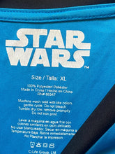 Load image into Gallery viewer, Star Wars Shirt Adult Extra Large Raglan Performance Spellout Streetwear Mens
