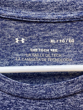 Load image into Gallery viewer, Under Armour Shirt Adult Extra Large Heather Blue Tech Tee Athletic UA Mens
