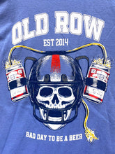 Load image into Gallery viewer, Old Row Shirt Adult Large Beer Skull Football Grunge Streetwear Mens
