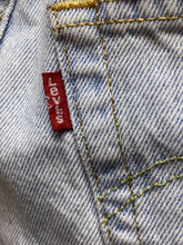 Load image into Gallery viewer, Levi&#39;s 501 Jeans Adult 28x24 Distressed Button Fly Light Wash Cut-Offs Mens
