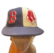 Load image into Gallery viewer, Boston Red Sox Hat Adult 7 1/4 Color Block Wool  New Era Baseball
