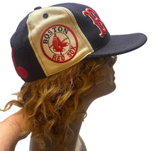Load image into Gallery viewer, Boston Red Sox Hat Adult 7 1/4 Color Block Wool  New Era Baseball
